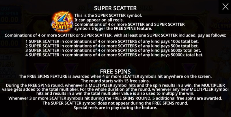 Gates of Olympus Super Scatter — Super Scatter rules and payouts